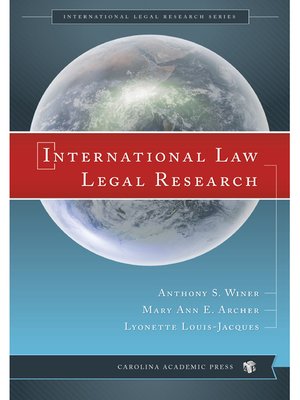cover image of International Law Legal Research